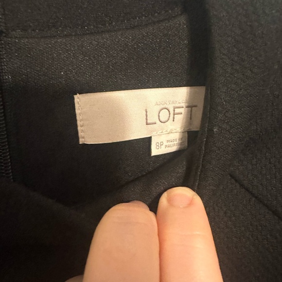 LOFT Black Sleeveless Mini Dress - Picture 4 of 6